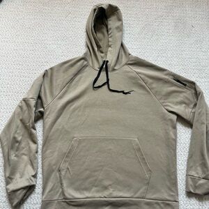 Nike Men's Tan therma-fit Hoodie large
